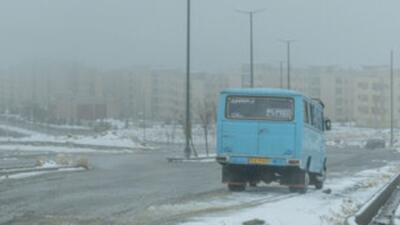 بارش برف و باران در جاده‌های ۱۲ استان کشور