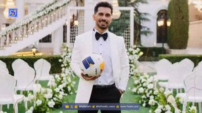  خاص‌ترین عکس جشن عروسی امید عالیشاه و همسرش