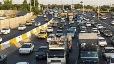 ترافیک سنگین در آزادراه‌های اصلی منتهی به تهران