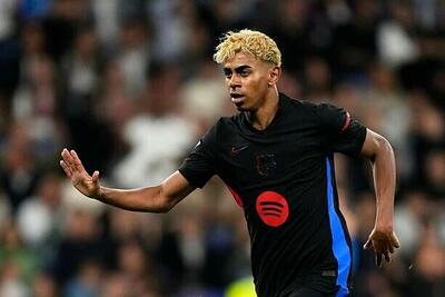 هت تریک کردن یامال در دبی