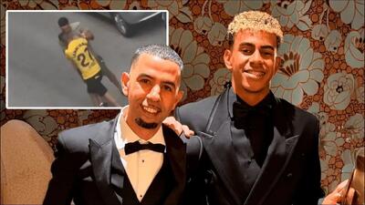 استایل متفاوت لامین یامال در مسجد ابوظبی+عکس