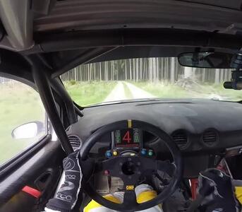 هیجان مسابقات رالی از دید راننده