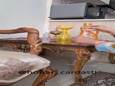  وسایل چوبی رو اینطوری برق بنداز