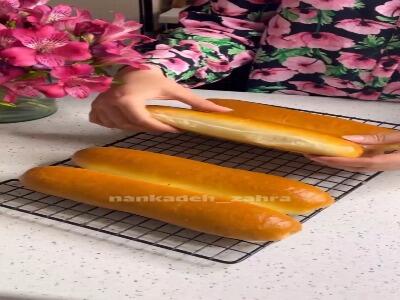  نان هات داگ بازاری؛ خوش بافت و خوشمزه
