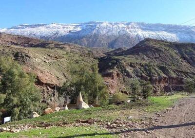  ارتفاعات لنگرکوه و سالند دزفول سفیدپوش شد