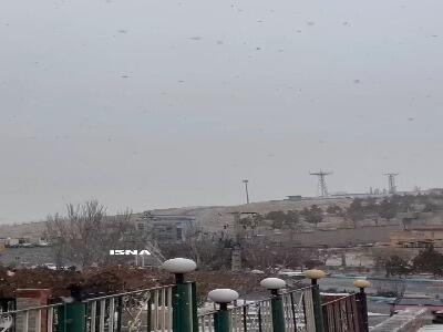  بارش اولین برف سال ۱۴۰۴ در تبریز
