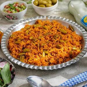  لوبیا پلو درباری