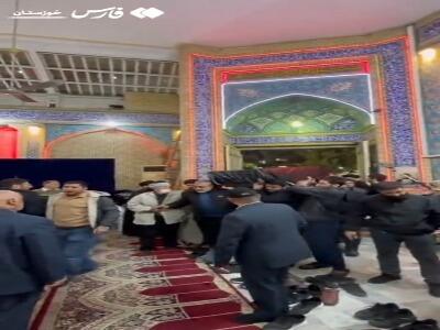  فیلم/ وداع با آیت‌الله سید علی شفیعی در اهواز