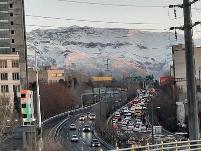  باد و باران به داد تهران رسیدند