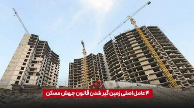 4 عامل اصلی زمین‌گیر شدن قانون جهش مسکن