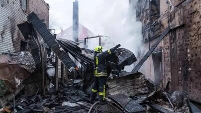  خسارات حملات موشکی و پهپادی روسیه به کی‌یف