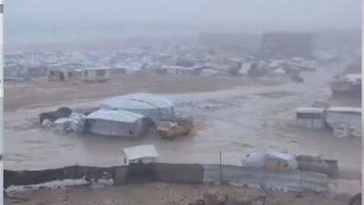  زمستان در غزه و چادرهایی که یک به یک در حال غرق شدن‌اند!