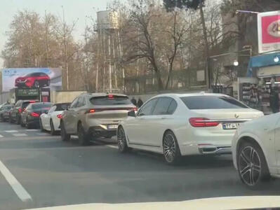 صف عجیب و طولانی برای بنزین سوپر 83 هزار تومانی!