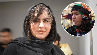 روناک نون.خ (صهبا شرافتی) با استایل مشکی در نمایشگاه خیریه همسر نبویان (عکس)