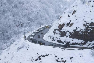 آخرین وضعیت ترافیکی و جوی جاده‌ها اعلام شد/ بارش برف و باران در این محورها