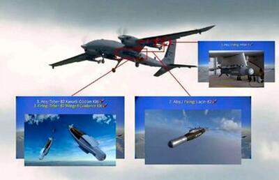 بزرگ‌ترین پهپاد ترکیه به ۳ سلاح تازه مجهز شد