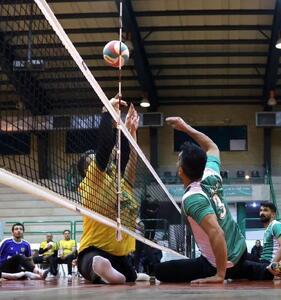  پیروزی والیبال نشسته ذوب‌آهن مقابل آوای باران