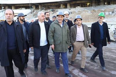 معاون اجرایی رئیس‌جمهور در بازدید از استادیوم مجموعه ورزشی آزادی: امیدواریم با تامین منابع سال آینده ورزشگاه آزادی به بهره‌برداری برسد