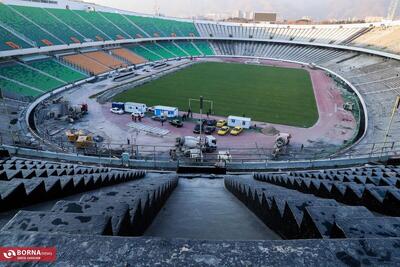 بازدید معاون اجرایی رئیس‌جمهور از مراحل بازسازی ورزشگاه آزادی