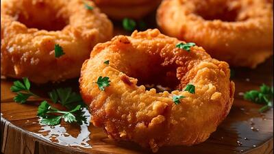  طرز تهیه دونات مرغ سوخاری ترد خانگی ( با کیفیت رستورانی)