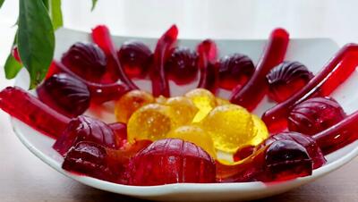  طرز تهیه پاستیل خانگی خوشمزه / با پودر ژله توی خونه پاستیل درست کن !!