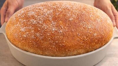  نان معجزه آسا و آسان و سریع/خوشمزه و برای همه مهمانان کافی است!