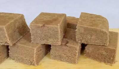  طرز تهیه حلوا شکری خانگی متفاوت و صدبرابر خوشمزه تر از کنجدی !