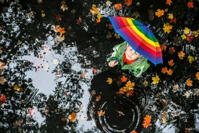  این عکس های رویایی چتر و باران رو حتما ببینید !