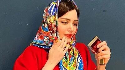 بهنوش طباطبایی در شب یلدا با انار؛ زیبایی بی‌نظیر این بازیگر معروف!