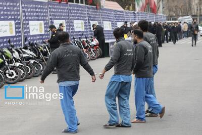 تصاویر: اجرای طرح دستگیری سارقان و مالخران تهران