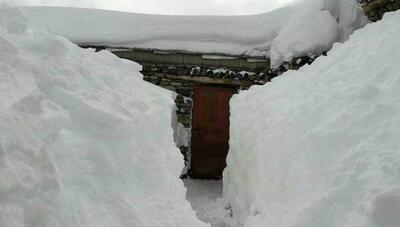 بارش یک متری برف در کردستان