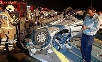 تصادف مرگبار پژو ۲۰۶ در جاده دماوند، ۴ کشته و یک مصدوم