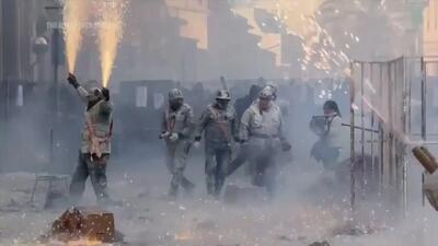  ببینید؛ نبردی شاد با آرد و تخم‌مرغ در اسپانیا
