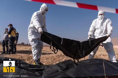  گور دسته‌ جمعی اسد | مدارک پهپادی و ماهواره‌ ای افشا شد