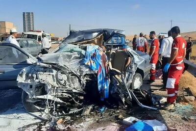 تصادف مرگبار در جاده قم+ تعداد جان‌باختگان