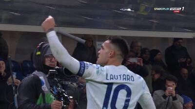 گل اول اینتر به آتالانتا (لائوتارو مارتینز)