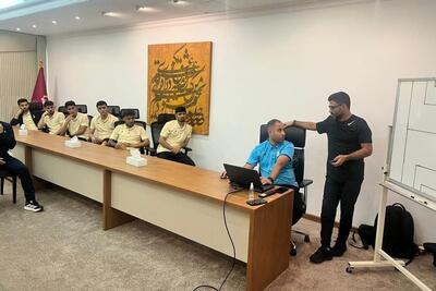 برگزاری جلسه فنی تیم امید در دومین روز اردوی دبی