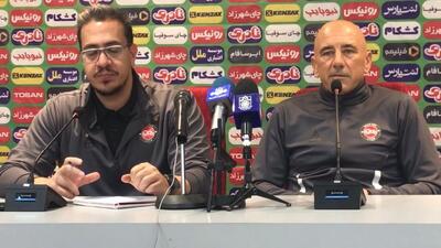 نشست خبری ویه‌کو میلیتیچ، مربی تراکتور، پیش از بازی برابر ملوان