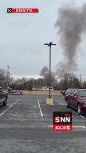  برخورد ۲ بالگرد در آسمان «نیوجرسی» + فیلم