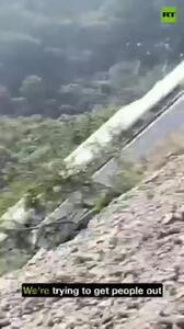  ۱۳ کشته بر اثر خروج قطار از ریل در مکزیک + فیلم
