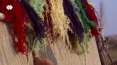  زنانی که بدون نقشه، گلیم‌های نفیس می‌بافند + فیلم