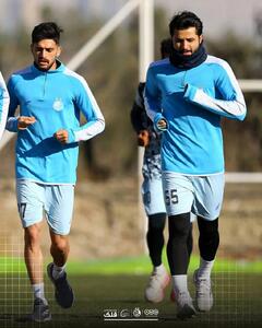  گزارش تصویری تمرین استقلال با حضور رضاییان