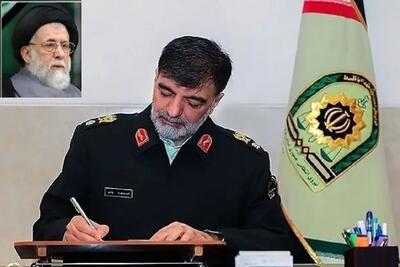 پیام تسلیت سردار رادان در پی درگذشت مرحوم آیت الله سیدعلی شفیعی