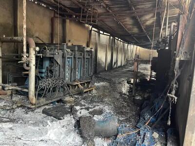 آتش‌سوزی یونولیت‌سازی گلدشت تلفات نداشت