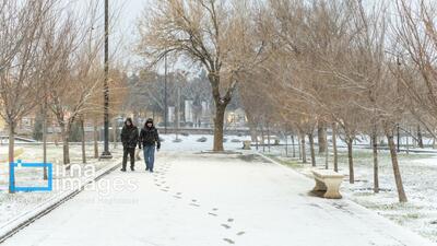  گزارش تصویری/ تن‌پوش سفید زمستان بر تن تبریز