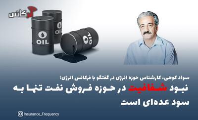 سواد کوهی، کارشناس حوزه انرژی در گفتگو با فرکانس؛ نبود شفافیت در حوزه فروش نفت تنها به سود عده‌ای است