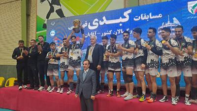 گلستان قهرمان کبدی مردان کشور شد+فیلم