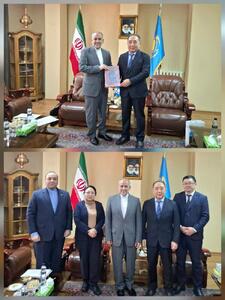  تاکید بر همکاری ایران و قرقیزستان در دیدار سفرای ۲ کشور در آستانه