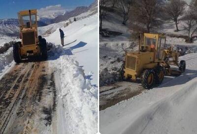 اینفوگرافیک؛ راهداران در خط مقدم زمستان کرمانشاه