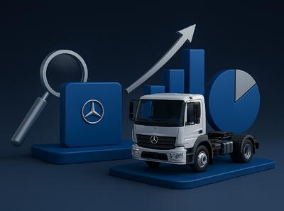 چرا کامیون بنز همچنان انتخاب اول بسیاری از ناوگان‌های حرفه‌ای است؟